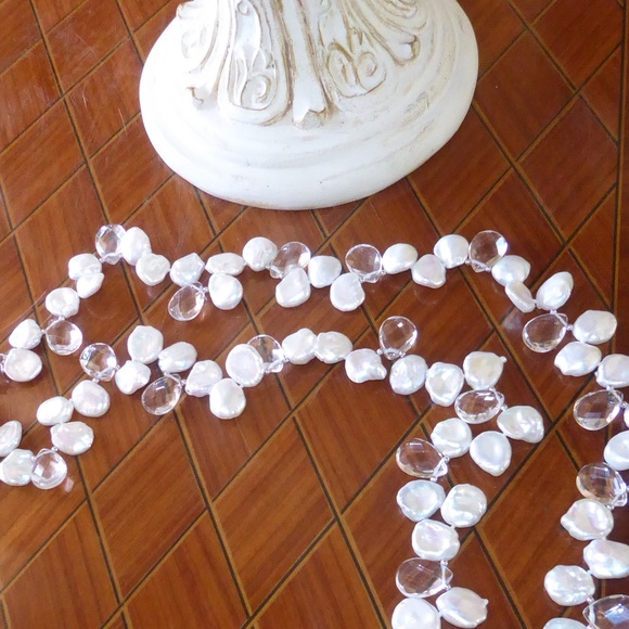 SOLD!! Genuine pearl with sterling - Picture 3 of 5